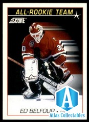 1991-92 Score American Ed Belfour Chicago Blackhawks #348